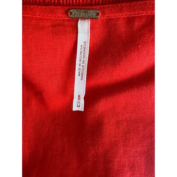 Free People Women’s Medium Red Roll The Dice Mini Dress - Picture 10 of 10